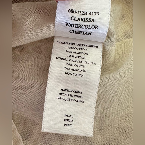 RAILS CLARISSA Watercolor Cheetah Mini Dress - Picture 15 of 16